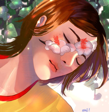 detailed painting icon